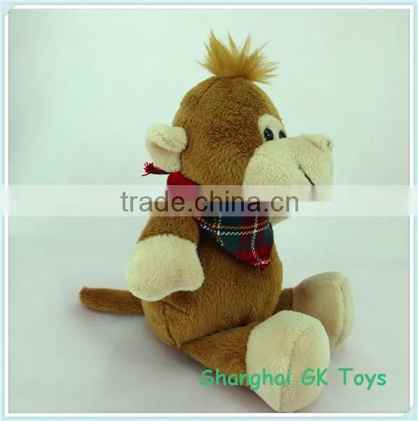 10cm Stuffed Monkey Keychain