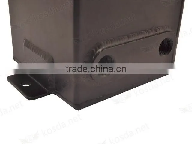 Set of tools for cars aluminum oil catch can, an8 Y fittings billet oil filter surge tank