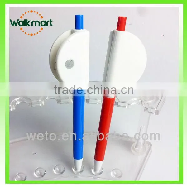 Hot plastic ballpen with Special clip ,promotional pens