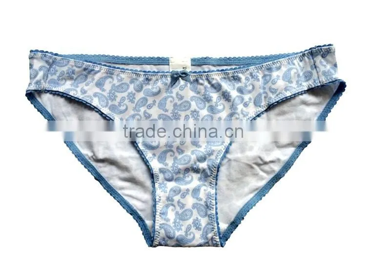 Lady's cotton printing basic popular brief