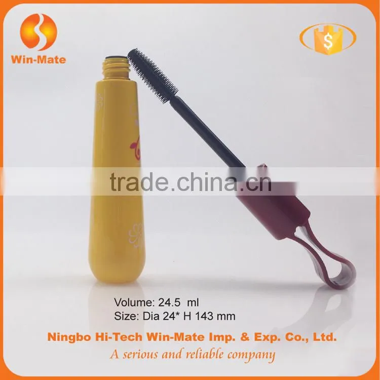 wholesale new 143*24mm black plastic mascara tube