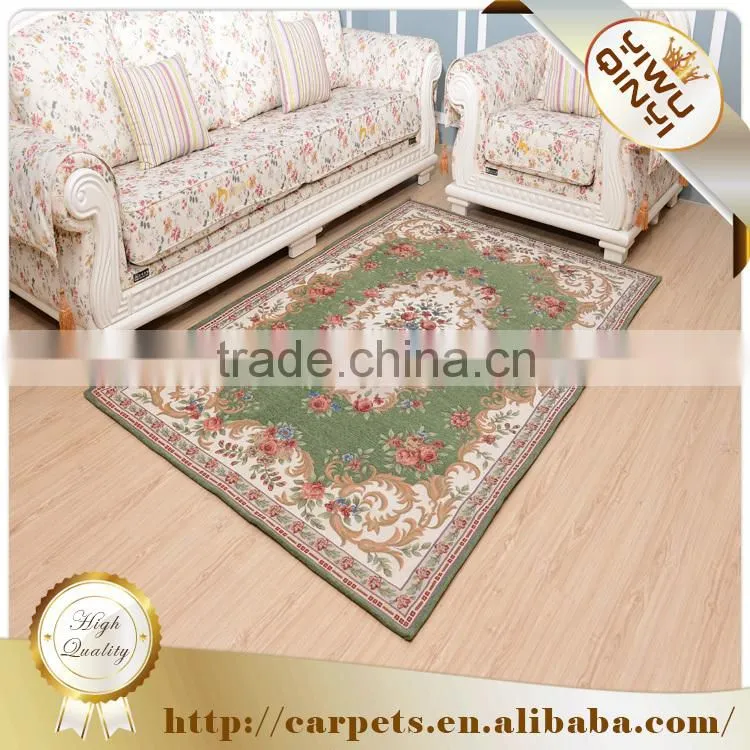 Hot sale oriental art chenille yarn jacquard home textile floor carpets / cheap rug