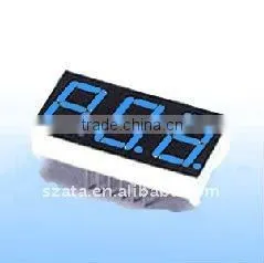 High quality yellow color 3digits LED display series