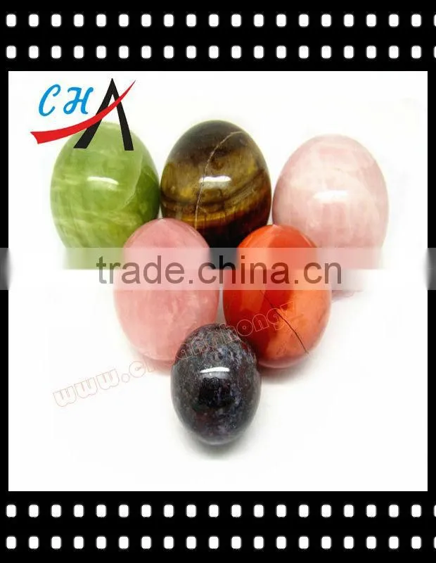 30-50mm Polished hand made agate stone eggs for wholesale