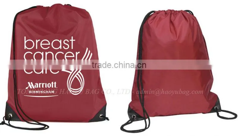 Eco-friendly drawstring carry bag printing made in China