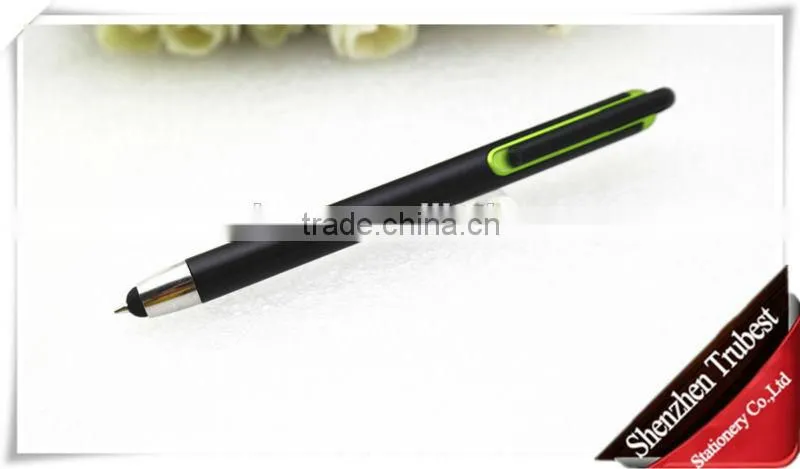 plastic ballpoint pen , plastic touch pen , ballpoint pen with stylus