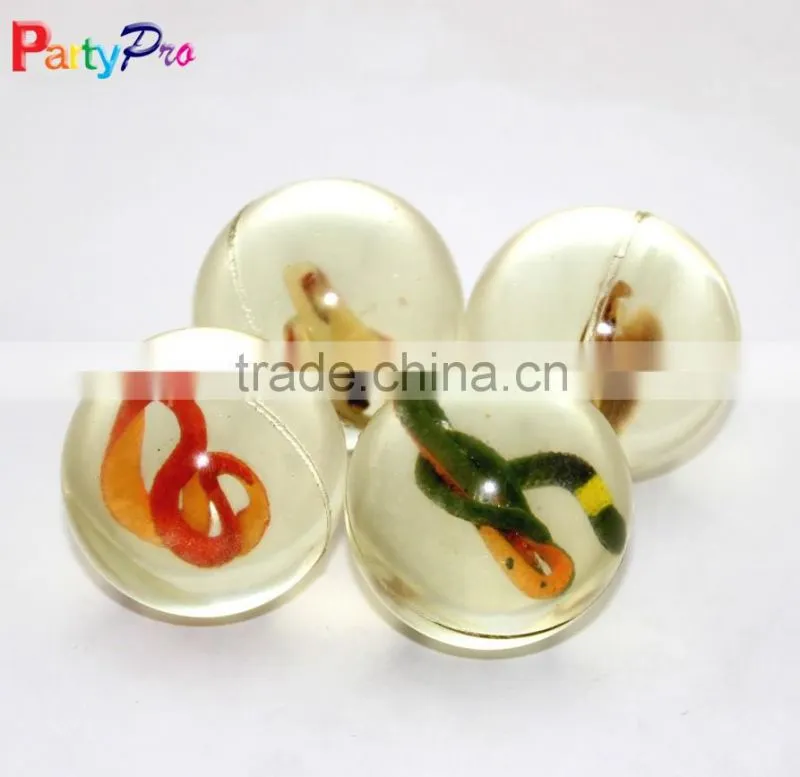 2016 wholesale snake figure inside bouncing ball