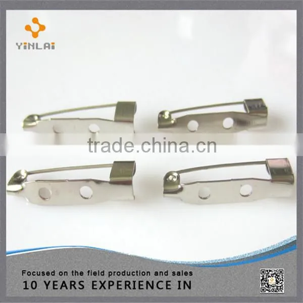 Polished Metal Small Brooch Pin Back pins