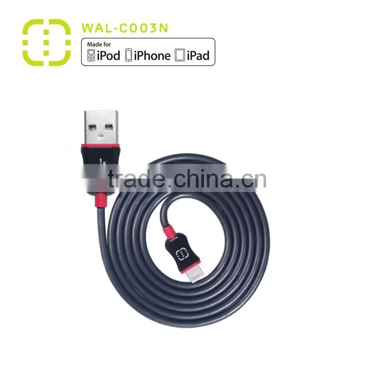 mfi certificated cable for iphone 5 for charging and sync data