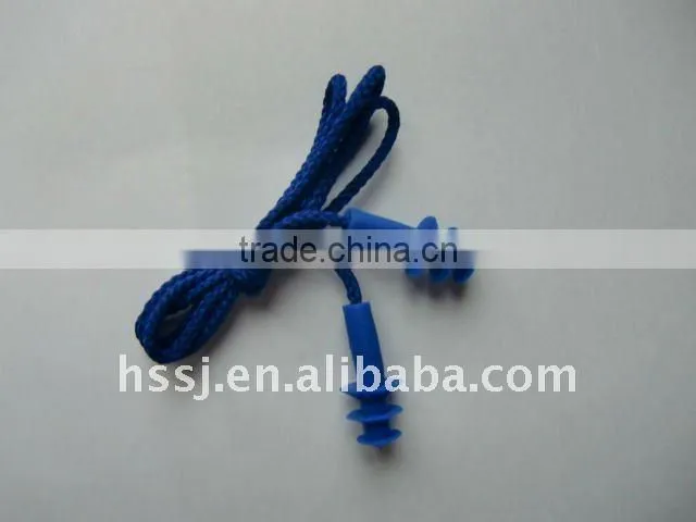 2016 hot selling TPR ear plugs for swimming with high noise reduction (SNR 27)