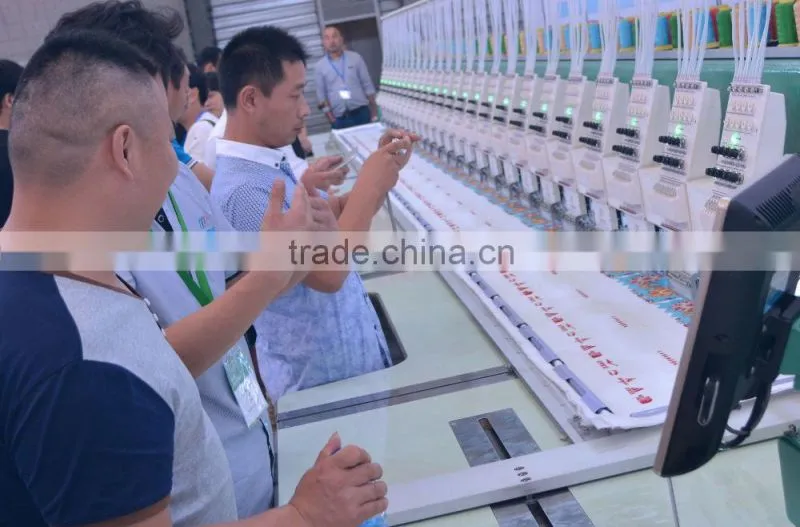 2015 new high super speed 1500 RPM flat embroidery machine