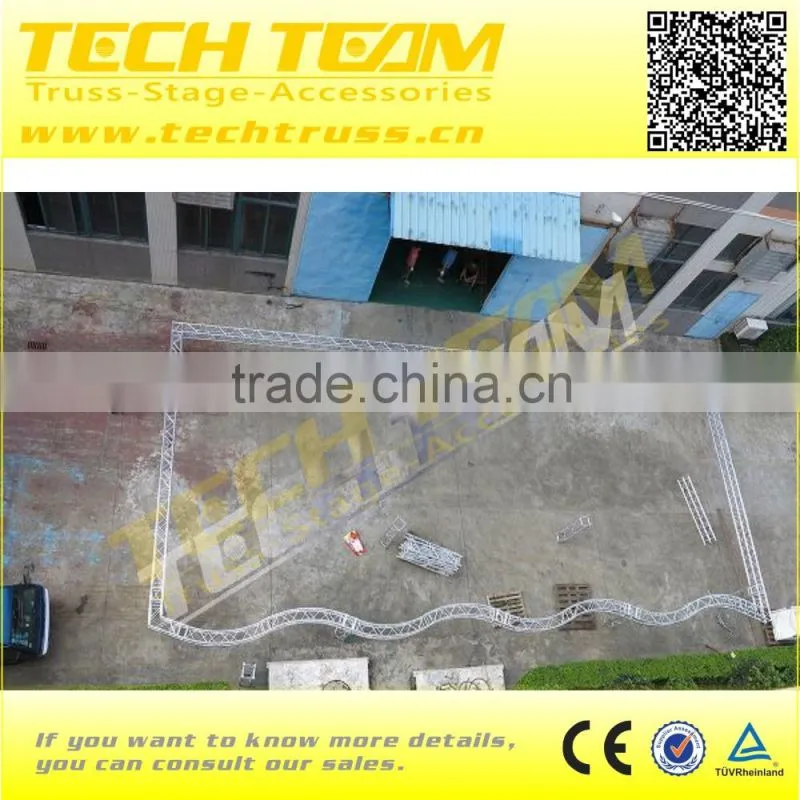 6m 4m 3m Aluminium Roof Truss System , Roof Truss System