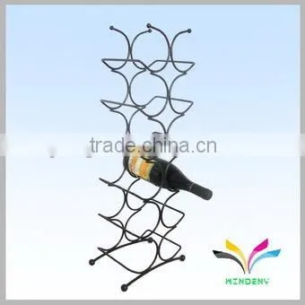 Factory OEM design unique stackable metal foldable wine rack