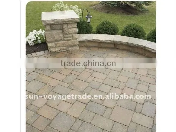 stone paving beveled