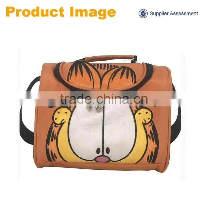 sannovo Hong Kong fair cute cartoon Garfield kids school bag set