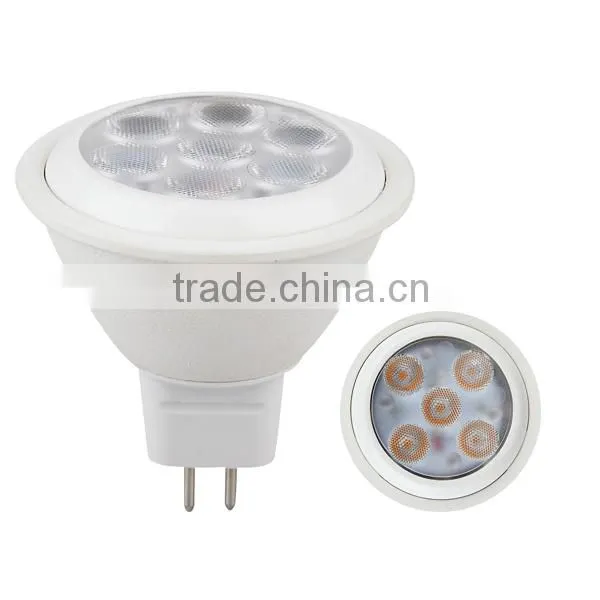 Dimameter 50MM 85-265V 45 degree 400lm 4500K 5W GU10 LED