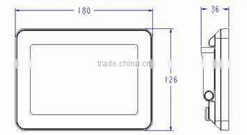 IP65 outdoor Ultra Thin Metal 110 Volt COB 20W led flood light