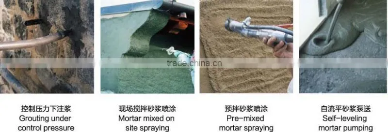 Spray gun of mortar plastering machine