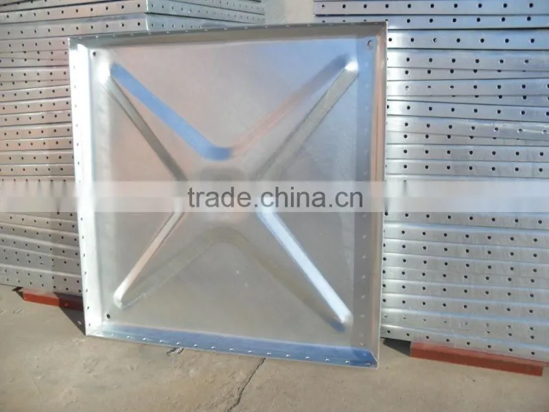 Hot-dipped Galvanized Pressed Steel Water Tank