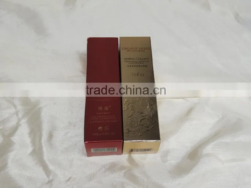 accept custom order paper box with embossing