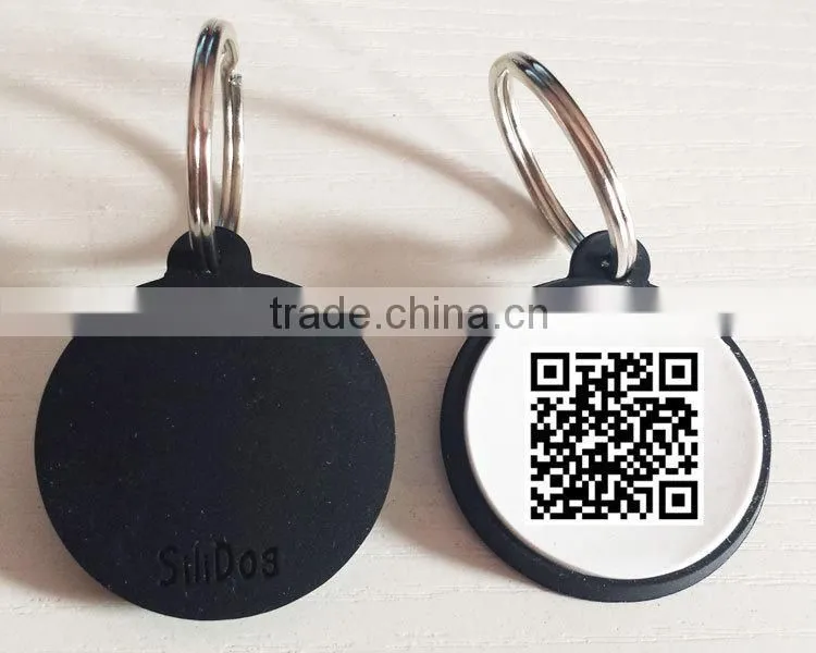 Wholesale Cheap Custom Shape Silicone Blank Dog Tag