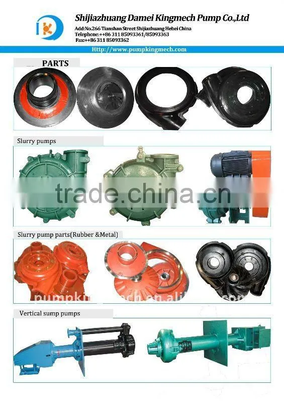 best price hydraulic dredge pump gravel pump factory from china