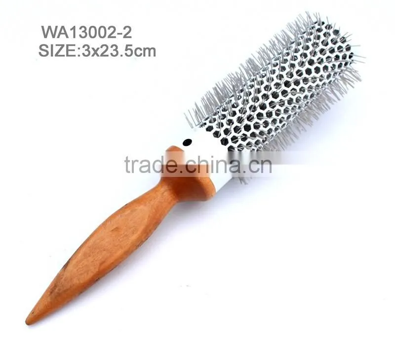 wooden hair brush for kinky curly hair