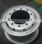 HINO wheel 7.5-20, heavy truck wheel for 10.00-20 tire, trailer steel wheel