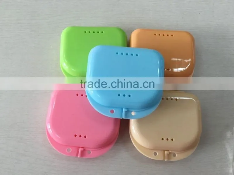 Retainer Box for dental use Dental Orthodontic Retainer Mouthguard Dentures Storage Case Box