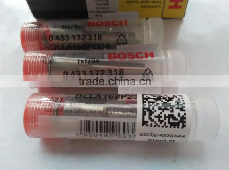 DLLA158P2318 Common Rail Nozzle 0 433 172 318 for injector 0 445 120 325