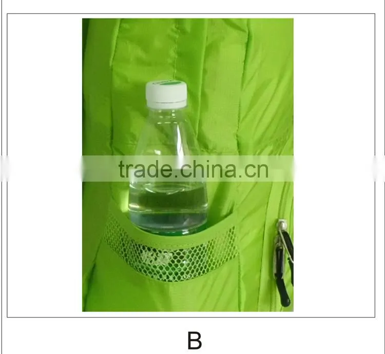 2014 outdoor orange Nylon shopping bag