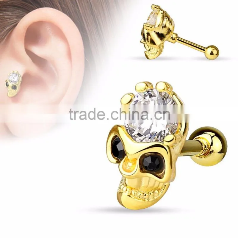 Piercing Cartilage Tragus Skull Cartilage