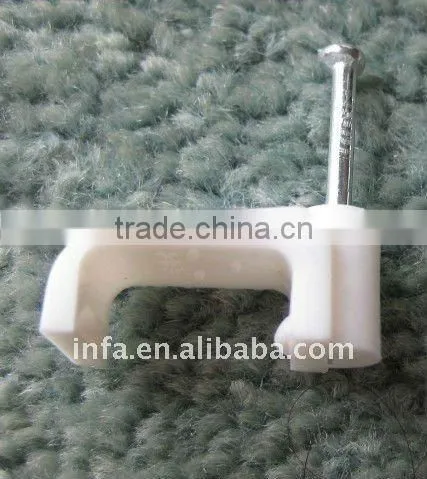 Adhesive cable clip/ wire nail cable clips