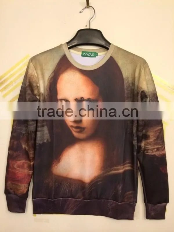 3D digital print men's sweatshirts