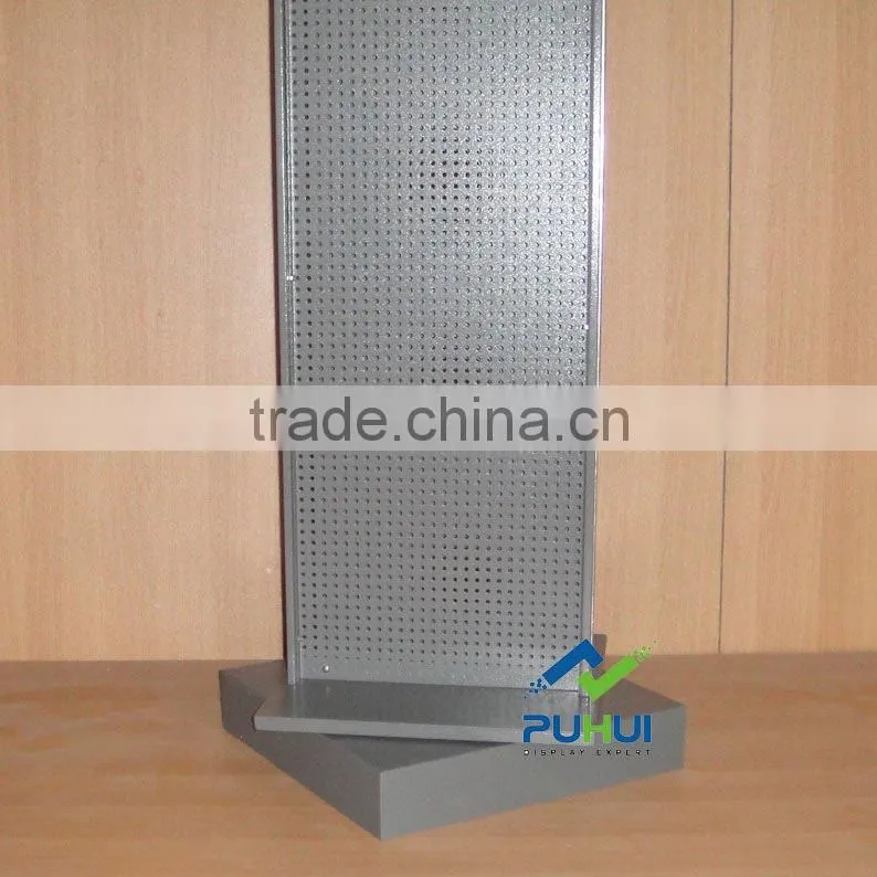 double sided revolving pegboard display