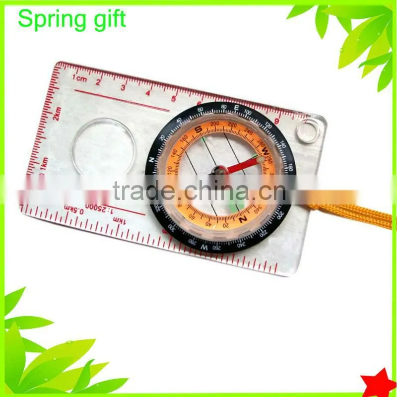 Quality map measure compass with ruler