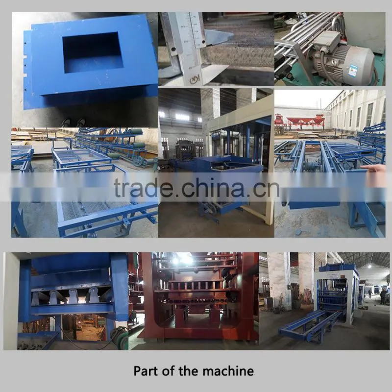 Fully automatic hot sale in africa QT5-15 cement brick machine