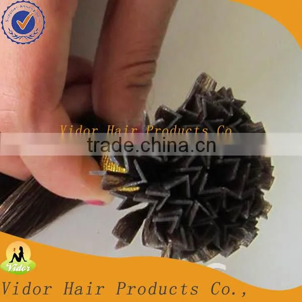 22'' 613# V Tip Hair,1g/strand,Free Shipping Aaa Grade Virgin Indian Straight Remy Hair Extentions