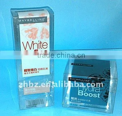 Eco-friendly pvc hair extensions box