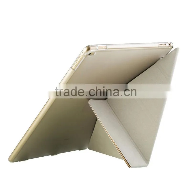 For iPad Pro Transformer PU Smart Cover For iPad Pro Leather Cover