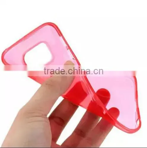 Durable Hard Clear Soft TPU Cover For Samsung S6/S6 Edge