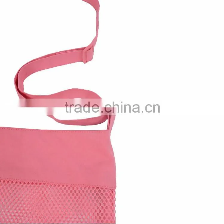 Customized mesh shell tote beach seashell tote bag