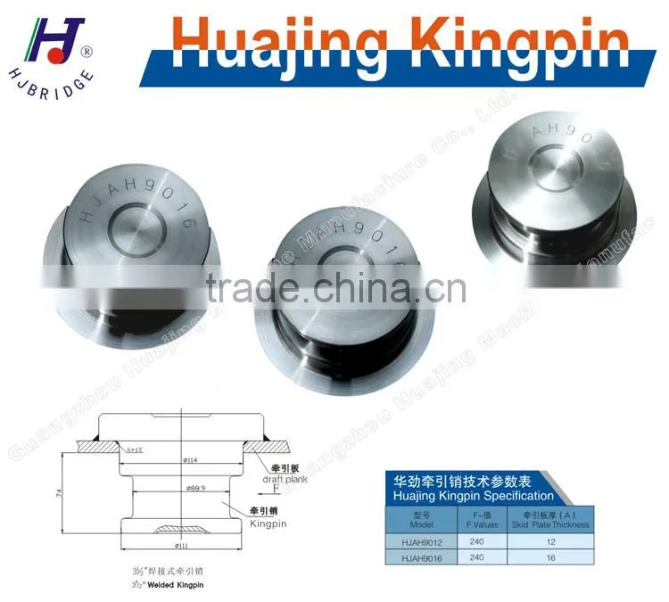 Huajing Trailer Parts Manufacturer 3 Inches Kingpin