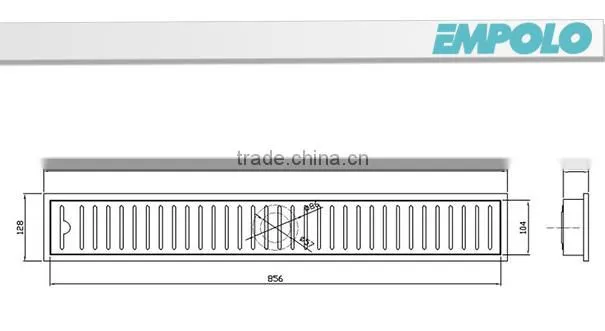stainless steel rectangle drainer 78820