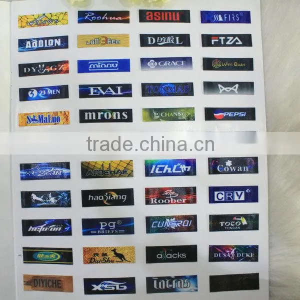 Good quality 100% polyester care label material