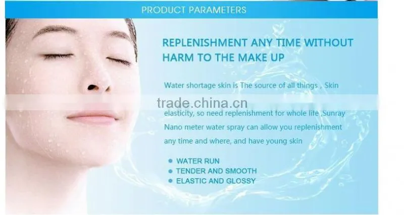 Beauty equipment ion nano face spray portable facial steamer for home use