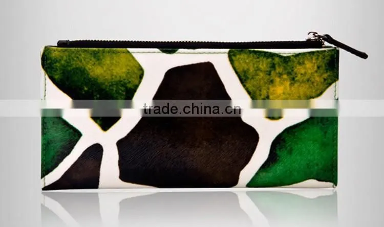 High quality animal pattern leather wallet