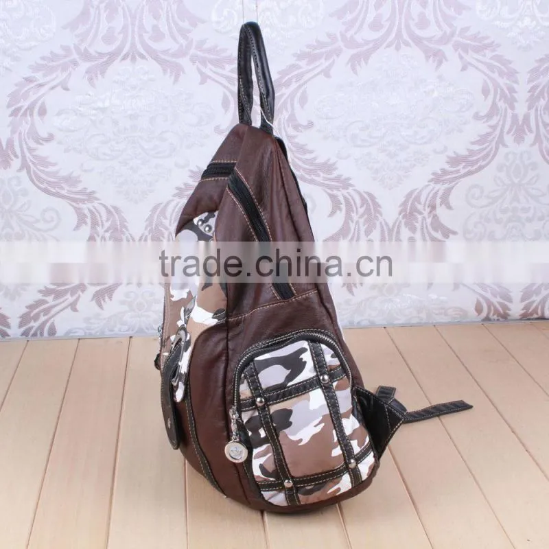 China factory supplier PU backpack school bag fashionable school bags