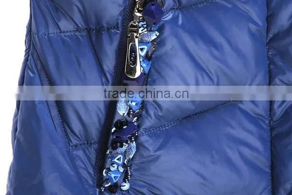 custom lady sleeveless down vest