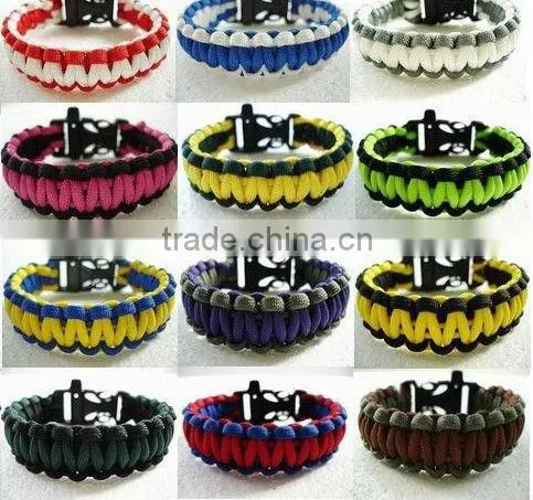 Metal ParaCord Survival Bracelet